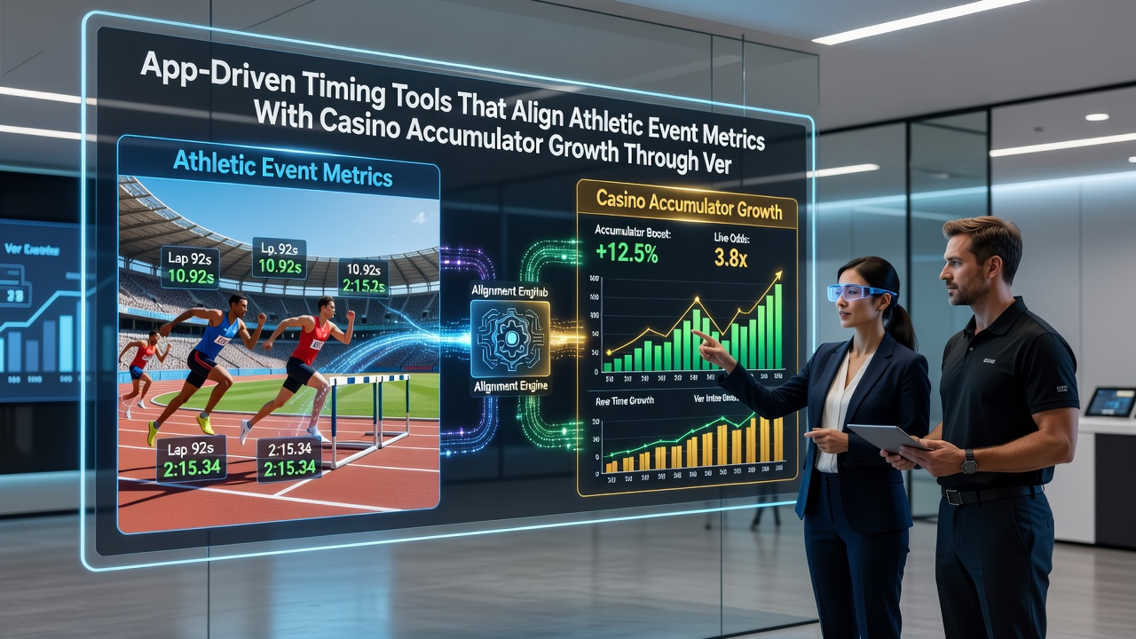 Dashboard view showing real-time synchronization between sports event metrics and casino accumulator progress