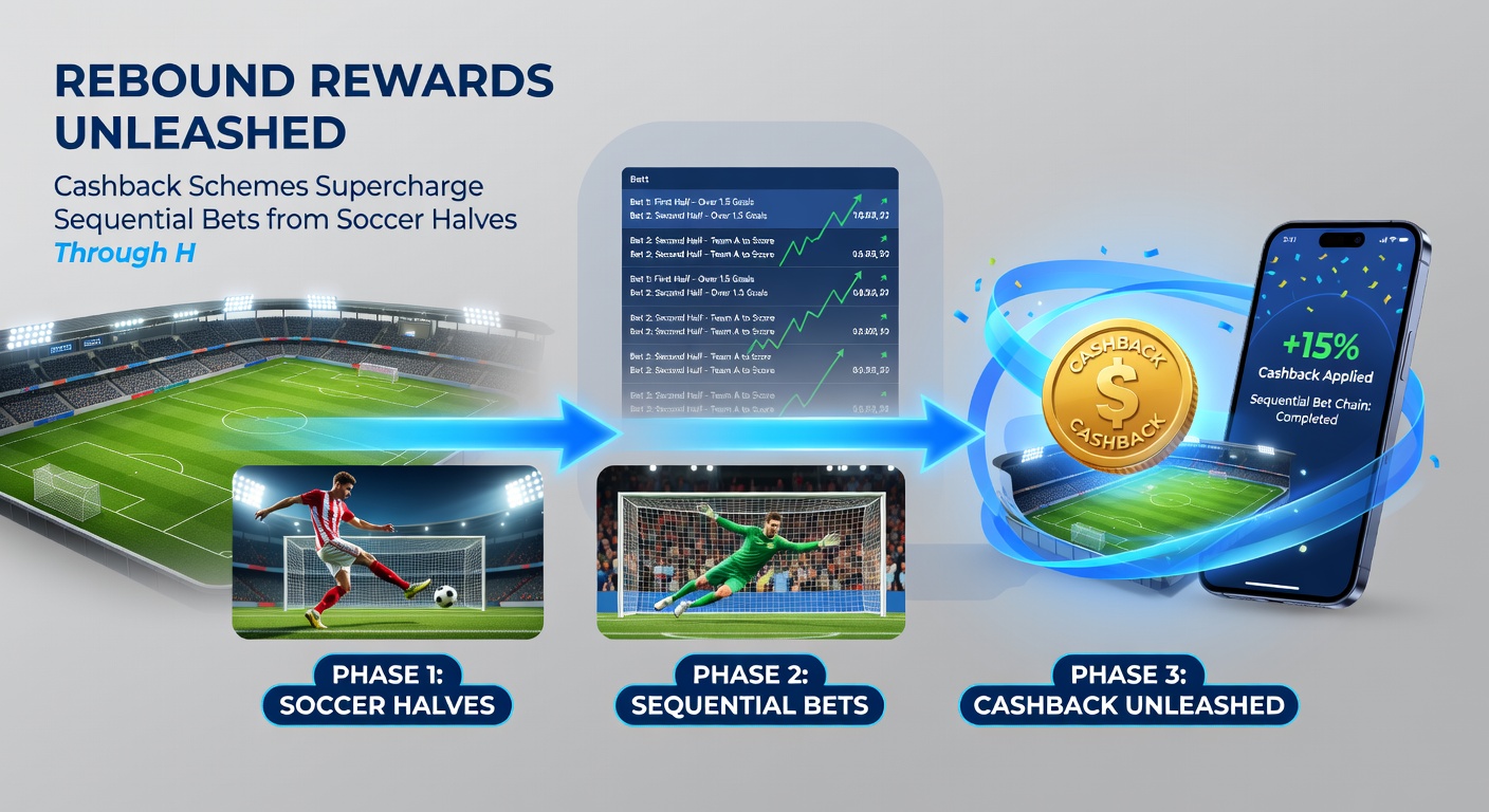 Illustration of tennis baseline rally transitioning to basketball rebound play, overlaid with cashback icons and mobile betting interface