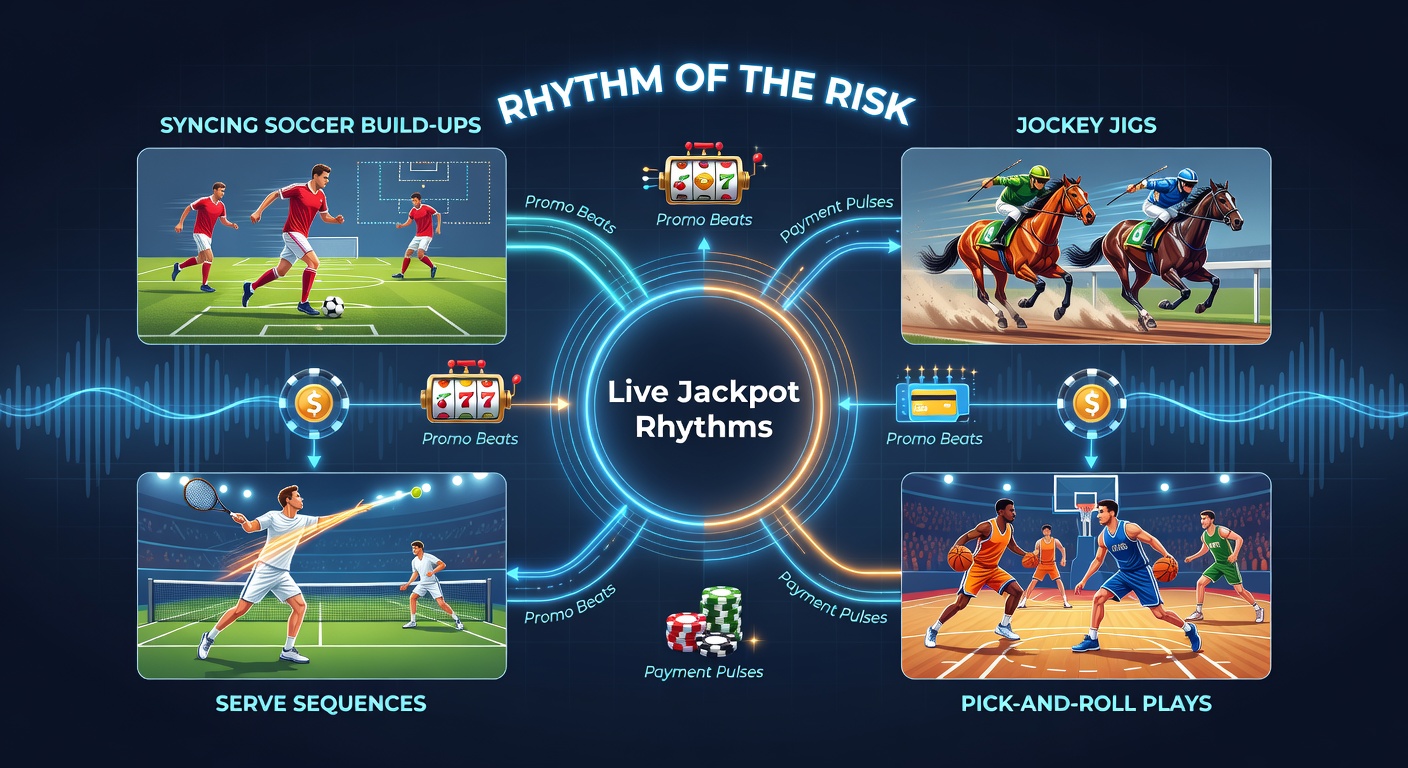 Soccer team executing a patient build-up play during a live match, with overlaid betting odds flickering like a rhythmic pulse