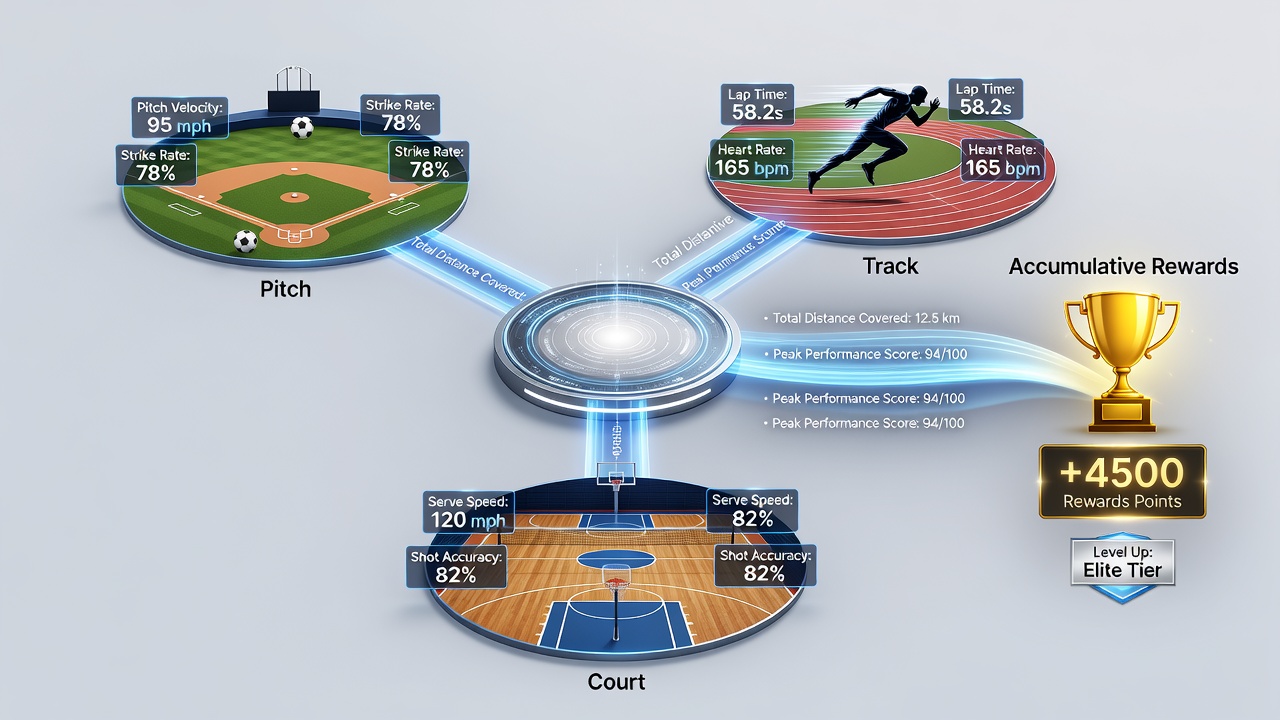 Secure mobile transaction screen showing flexible payment options linked to accumulative rewards from multiple sports
