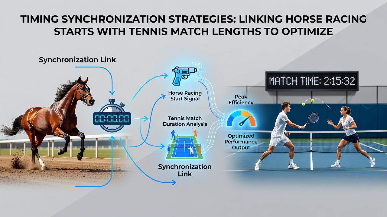 Mobile interface screenshot showing synchronized countdowns for horse racing starts and tennis match segments with integrated payment options