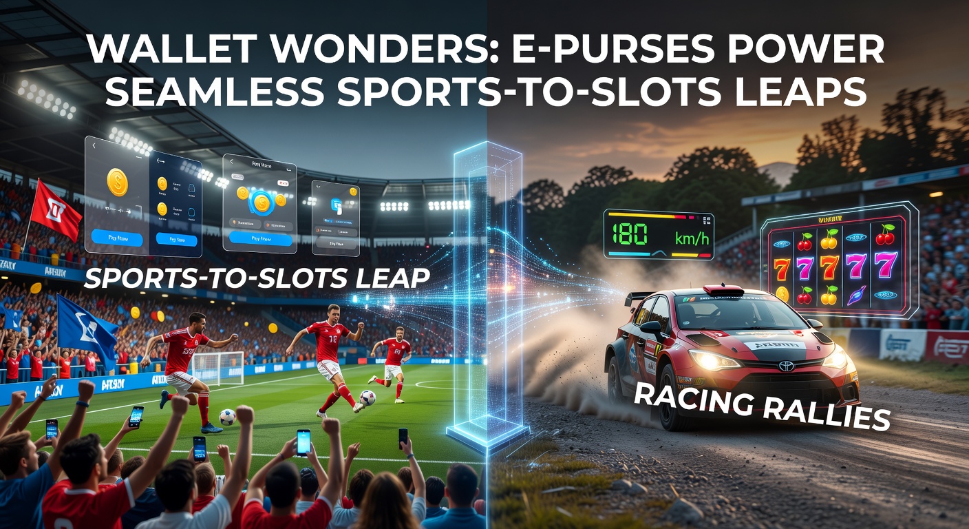 Vibrant digital wallet interface showing seamless transfers between sports betting apps and slot games during a live football match